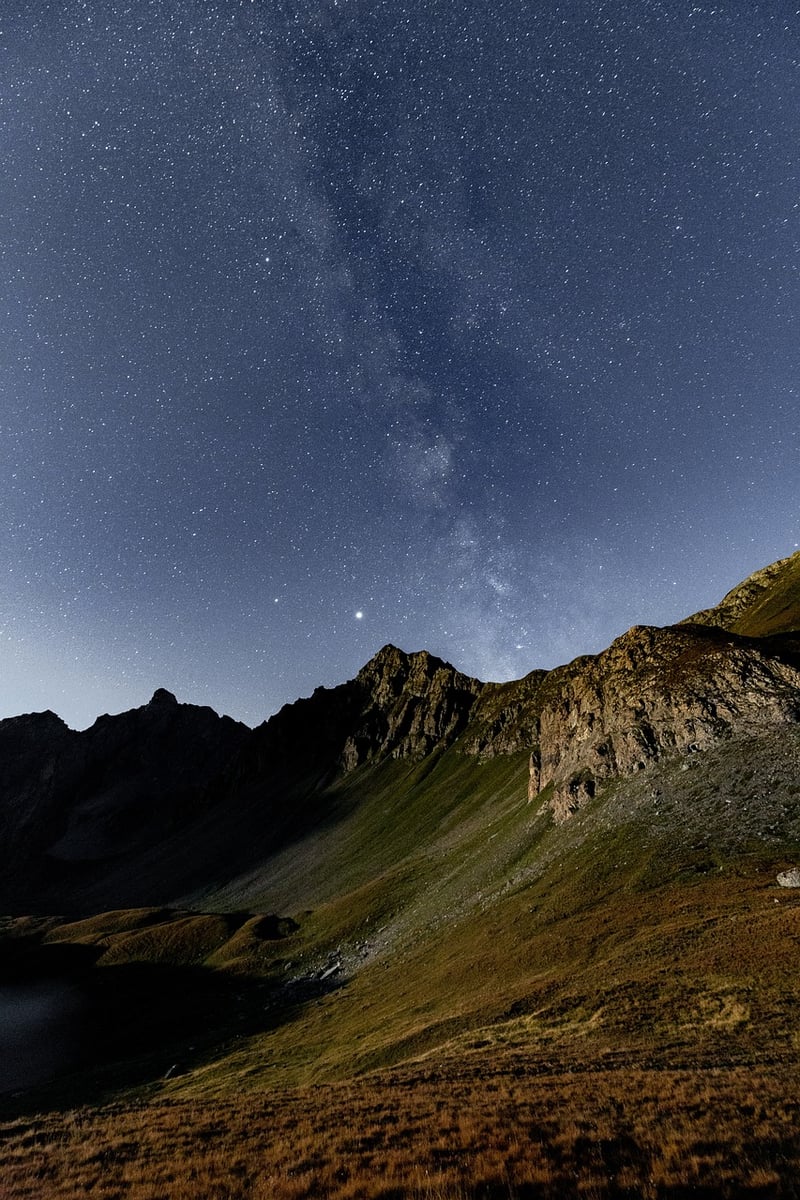 Milky Way Night Landscape